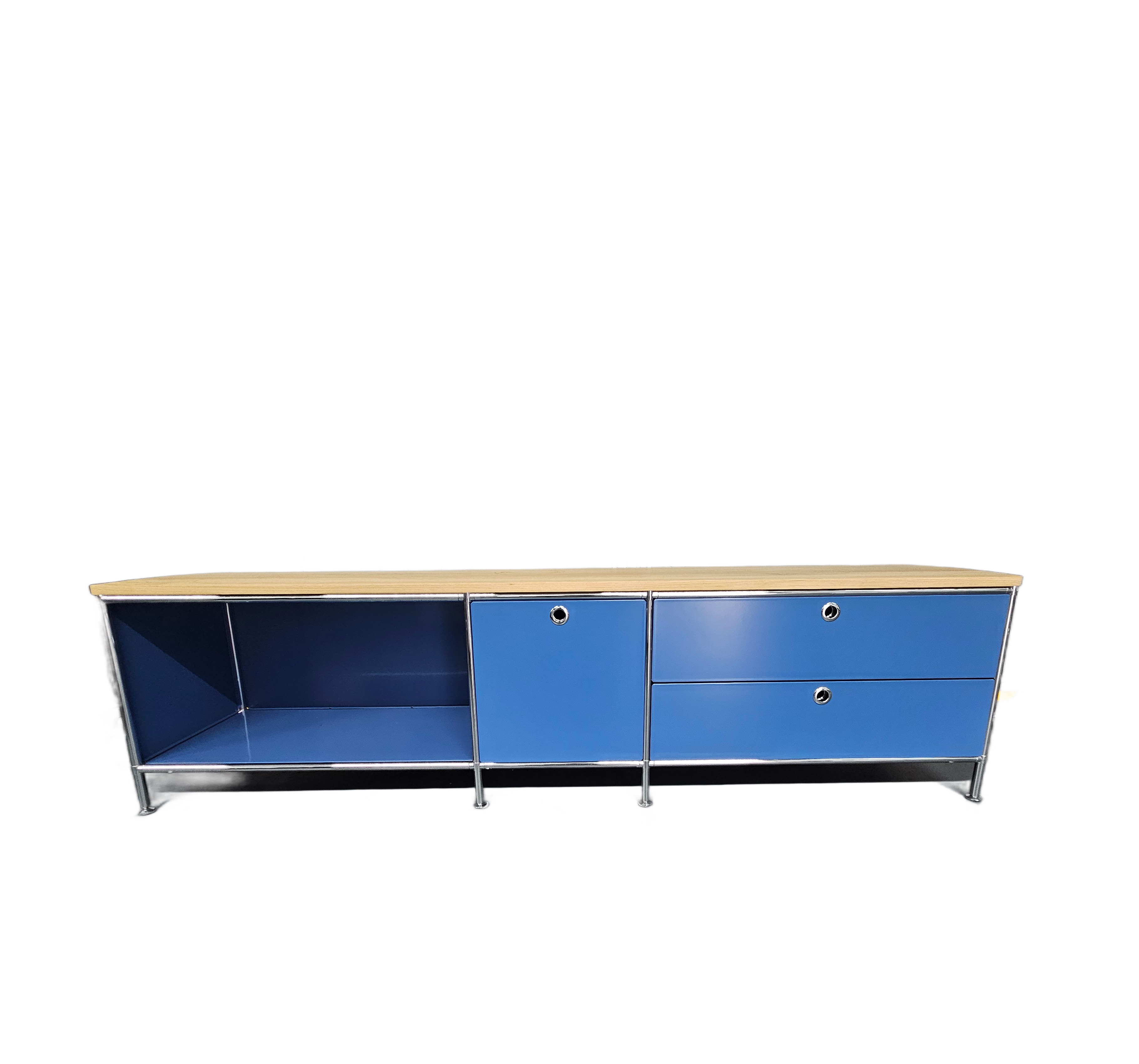 Lowboard brilliant blue