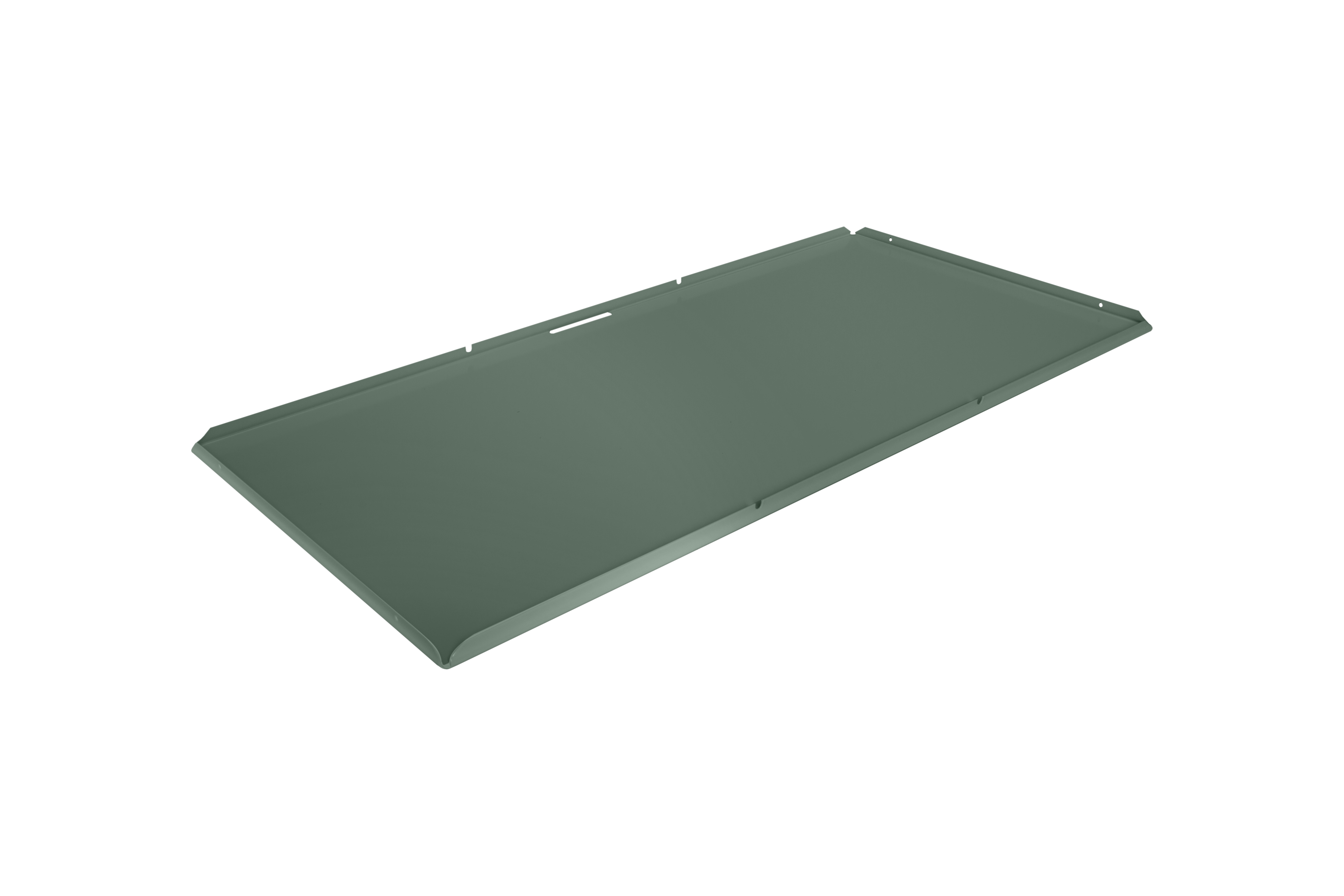 Panel with slit for tilt door