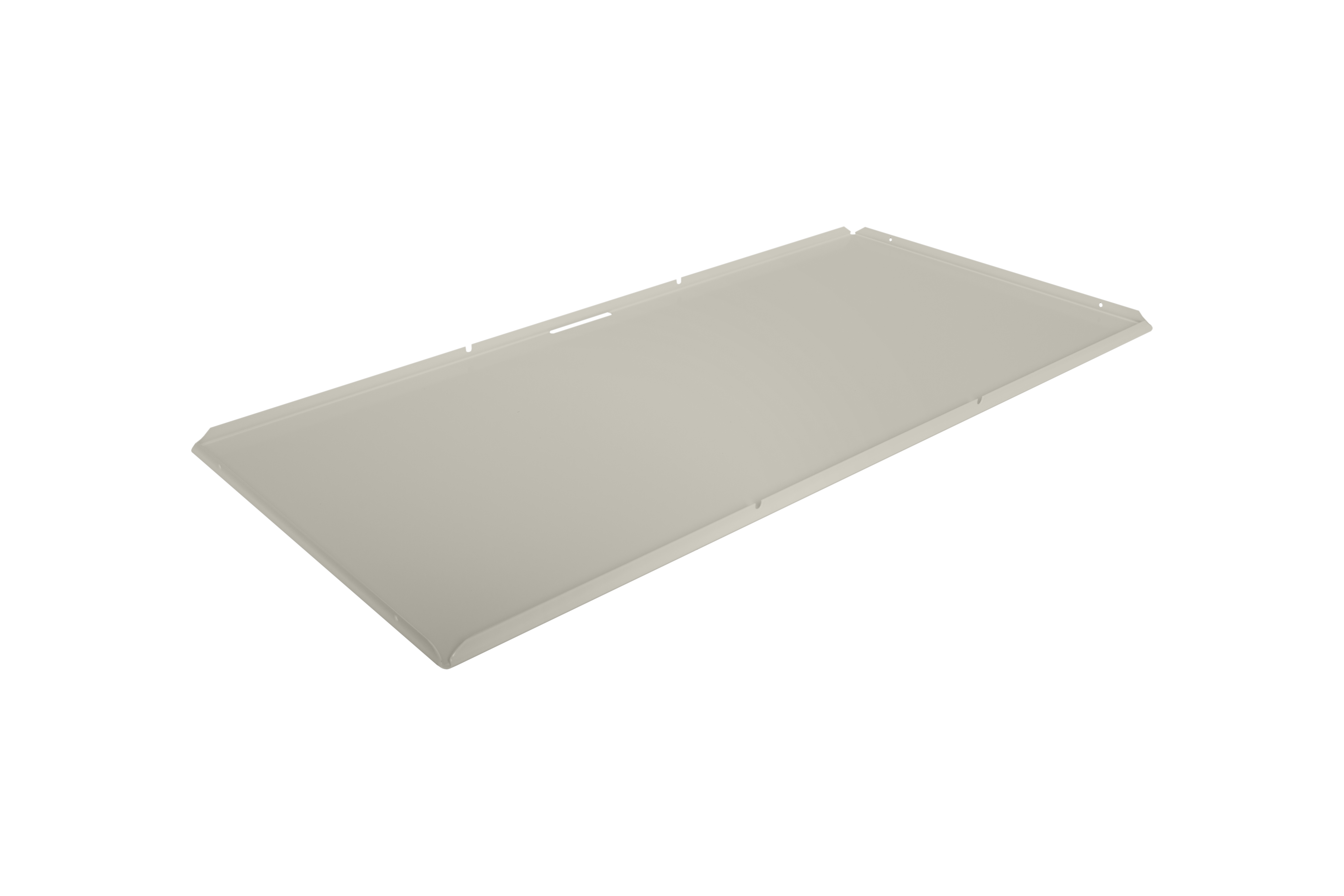 Panel with slit for tilt door
